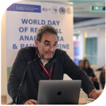 Pr AIT MOUHEB TAHAR : Chef d’unité aux « UMC » du CHU Bab El Oued. Chef d’équipe d’un laboratoire de recherche. Chercheur en Anesthésie-Réanimation. Responsable de la formation en Echographie. Formateur en Biostatistique et Méthodologie de recherche.